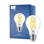 Philips Master LED E27 Poire Filament Claire 7.2W 1055lm - 922-927 Dim To Warm | Meilleur Rendu Des Couleurs - Dimmable - Équivalent 75W