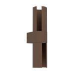 Eglo Applique Murale Montelauro Aluminium Rouille Up & Down 7W 800lm - 865 Lumière Du Jour | IP65