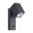Eglo Applique Murale Sakeda Aluminium Anthracite 5W 600lm - 830 Blanc Chaud | IP44 - Détecteur de Mouvement et de Lumière