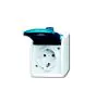 Busch-Jaeger Prise murale 1V IP44 Ocean