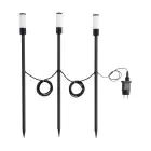 Lot 3x Eglo Piquet Lumière Zancaro 1 Aluminium Noir 1W 130lm - 830 Blanc Chaud | IP44