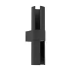 Eglo Applique Murale Montelauro Aluminium Noir Up & Down 7W 800lm - 865 Lumière Du Jour | IP65