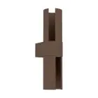 Eglo Applique Murale Montelauro Aluminium Rouille Up & Down 7W 800lm - 865 Lumière Du Jour | IP65