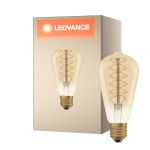 Ledvance Vintage 1906 LED E27 Peer Goud 4.8W 420lm - 822 Zeer Warm Wit | Dimbaar - Vervangt 37W