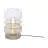 It's about RoMi Tafellamp Verona Glas Bruin | Geschikt voor 1x E27 