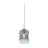 It's about RoMi Hanglamp Verona Glas Grijs | Geschikt voor 1x E27 