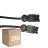 Voordeelpak 25x Noxion GST - Compatibel Verlengkabel Zwart - Mannelijk + Vrouwlijk - 1,5m - 3 pole 1,5mm2